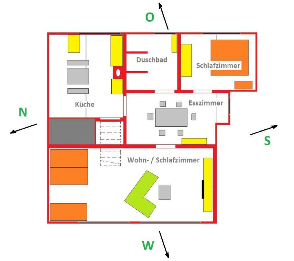 Deichwinzer Appartement Wremen Buitenkant foto